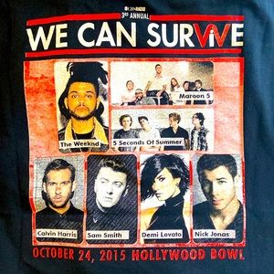 “WE CAN SURVIVE” (L) concert T-shirt